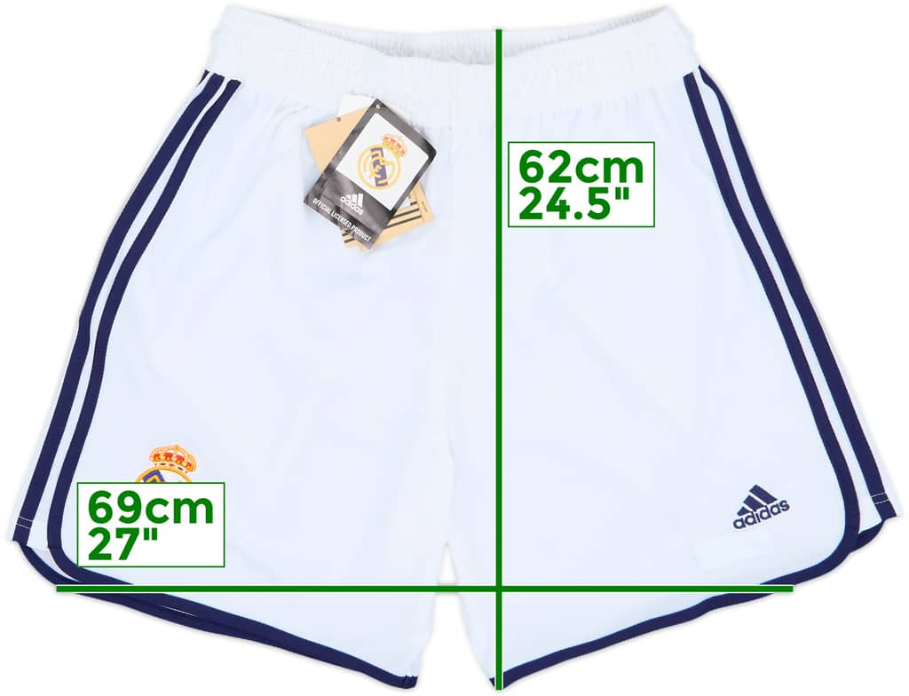 2000-01 Real Madrid Home Shorts (M)
