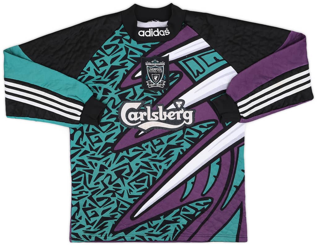 1995-96 Liverpool GK Shirt James #1 - 6/10 - (S)