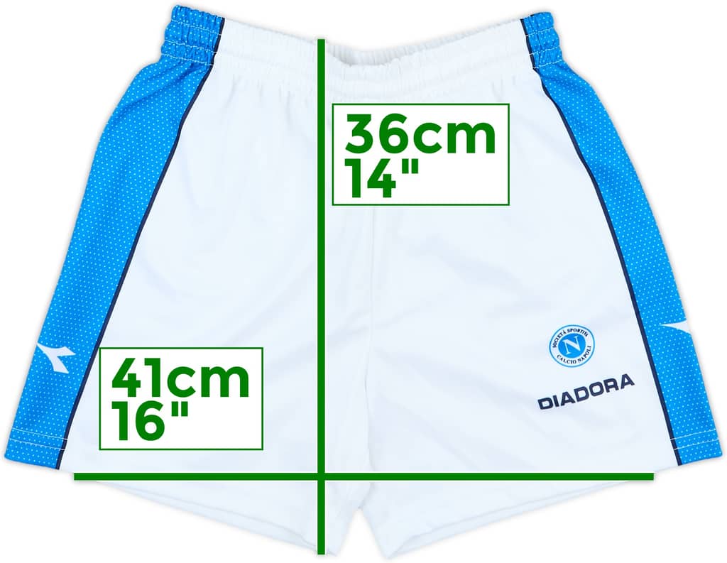 2000-01 Napoli Away Shorts - 10/10 - (XL.Boys)
