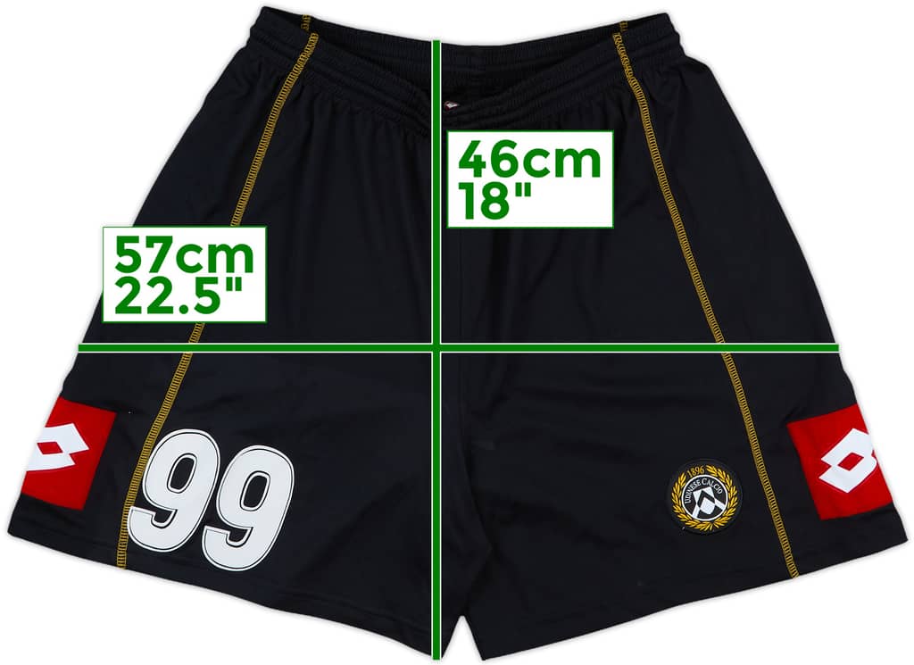 2005-06 Udinese Away Shorts #99 - 9/10 - (XL)