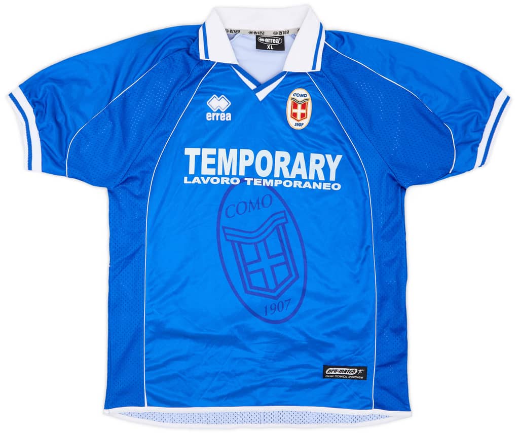 2002-03 Como Home Shirt - 9/10 - (XL)