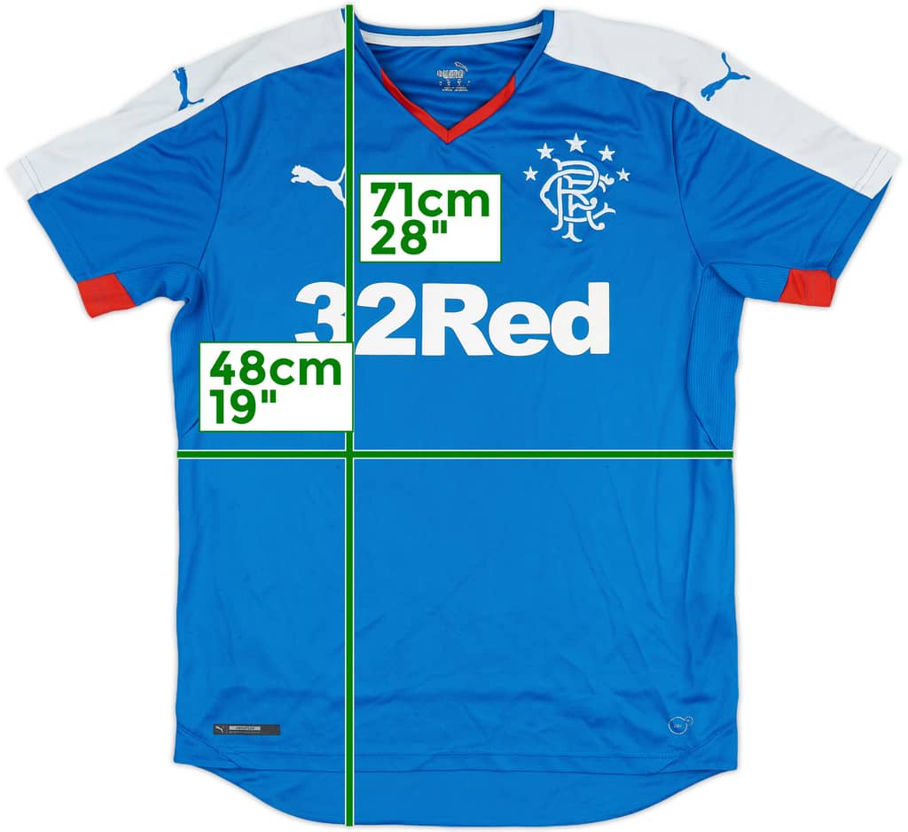 2015-16 Rangers Home Shirt - 6/10 - (M)