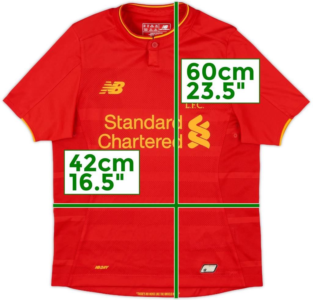 2016-17 Liverpool Home Shirt - 10/10 - (M.Boys)