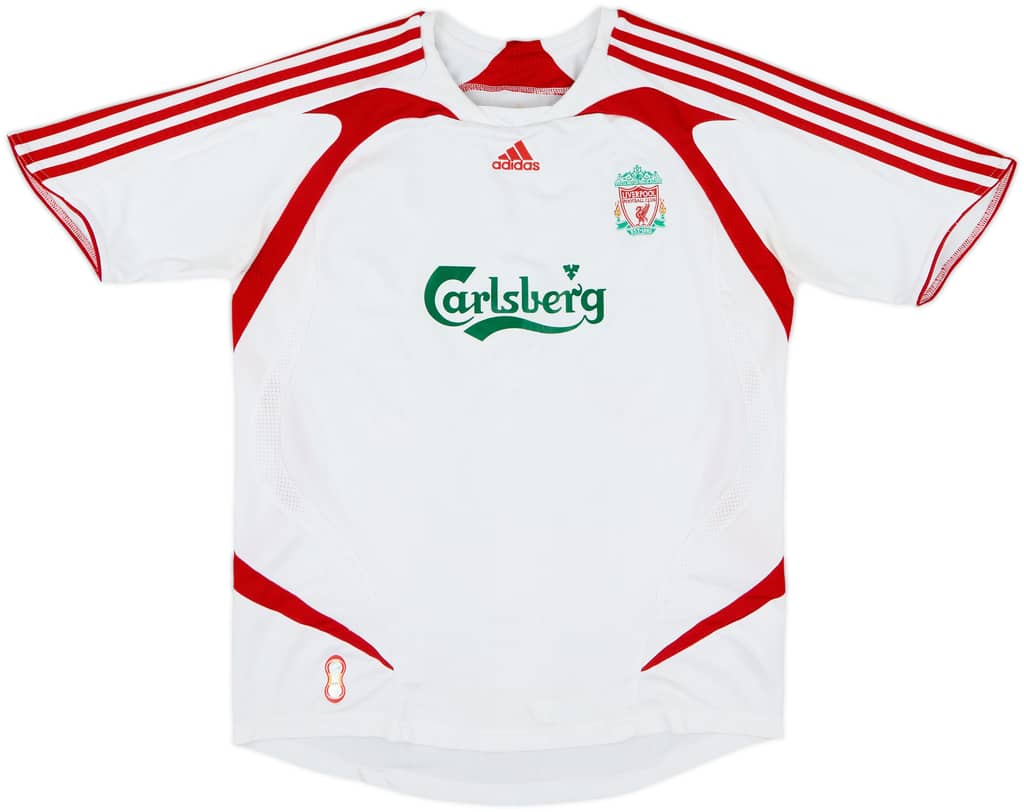 2007-08 Liverpool Away Shirt - 7/10 - (XL.Boys)