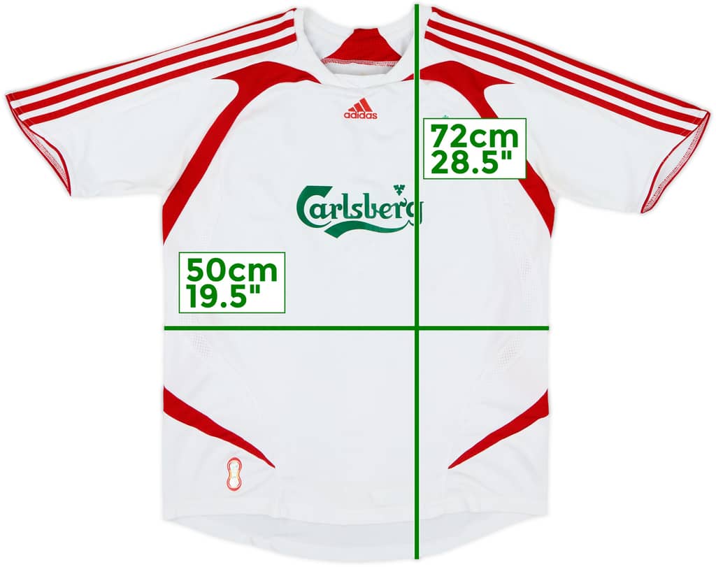 2007-08 Liverpool Away Shirt - 7/10 - (XL.Boys)