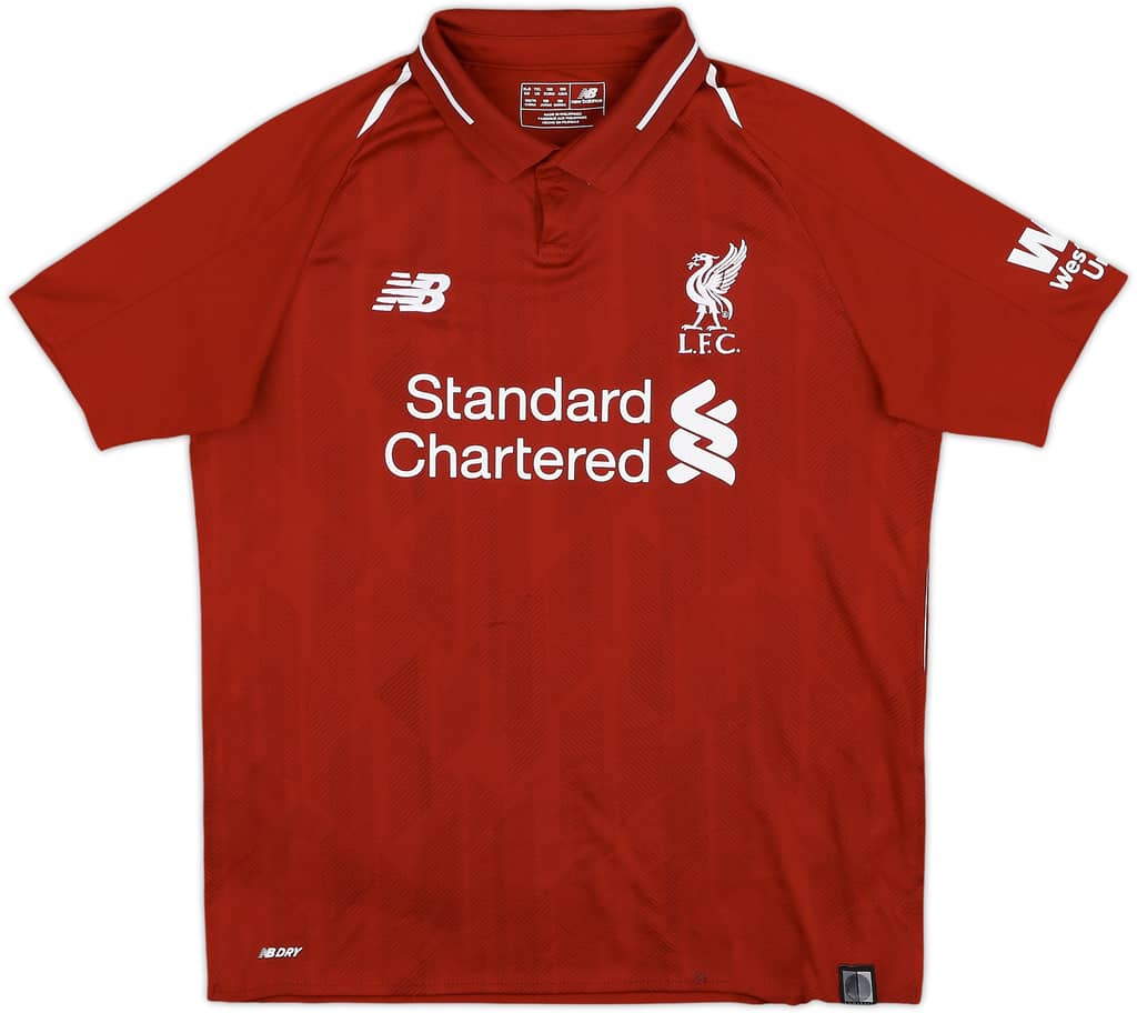 2018-19 Liverpool Home Shirt - 6/10 - (XL.Boys)