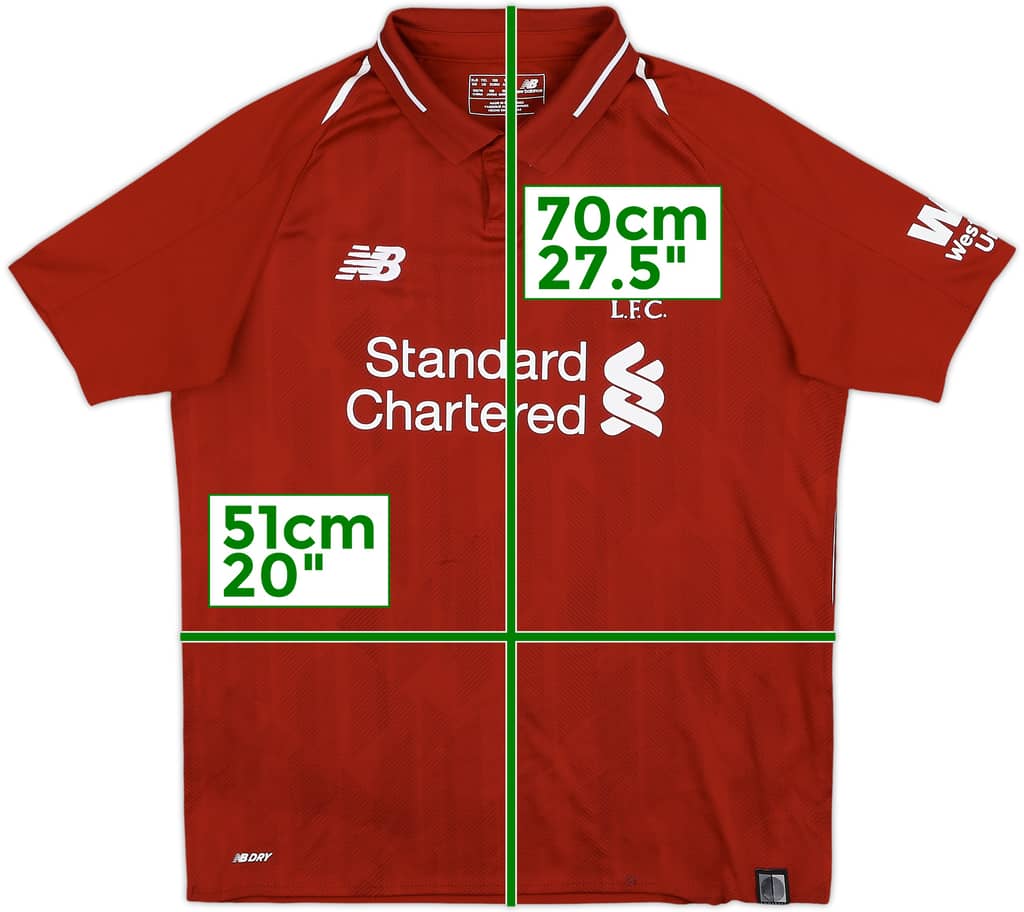 2018-19 Liverpool Home Shirt - 6/10 - (XL.Boys)