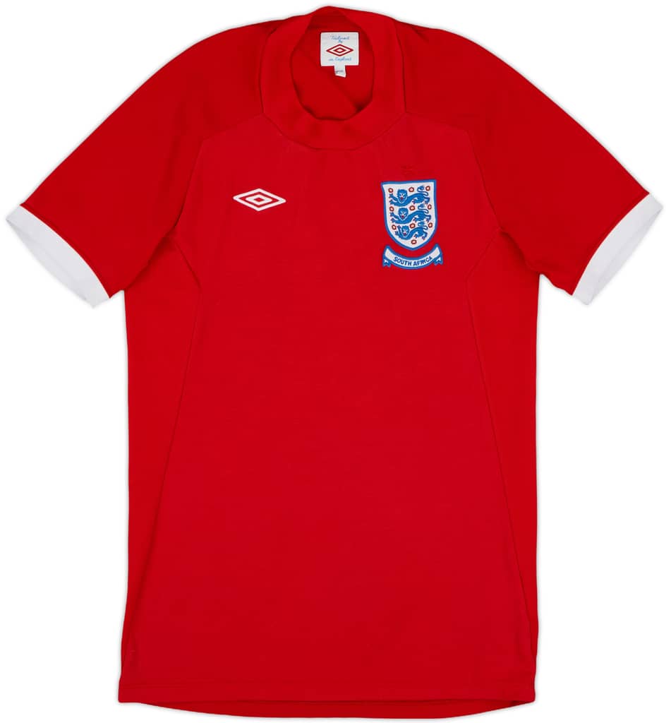 2010-11 England Away 'South Africa' Shirt - 9/10 - (XL.Boys)