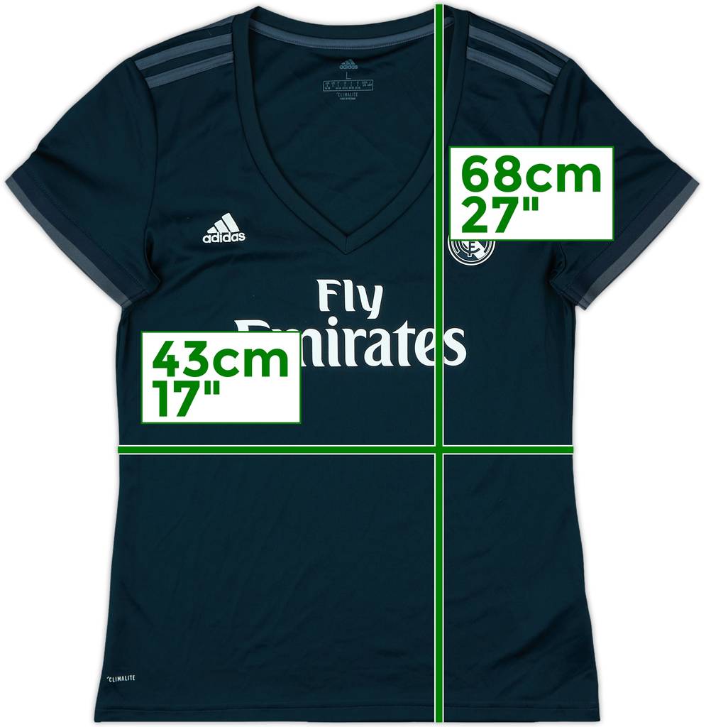 2018-19 Real Madrid Away Shirt - 9/10 - (Women's L)