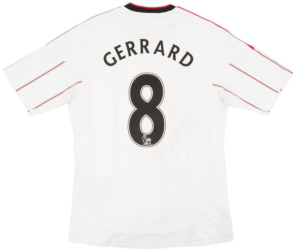 2010-11 Liverpool Away Shirt Gerrard #8 - 5/10 - (S)