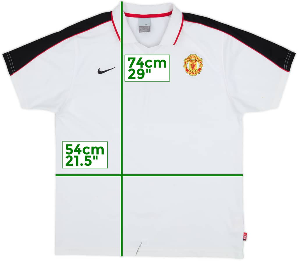 2005-06 Manchester United Nike Polo Shirt - 5/10 - (M)