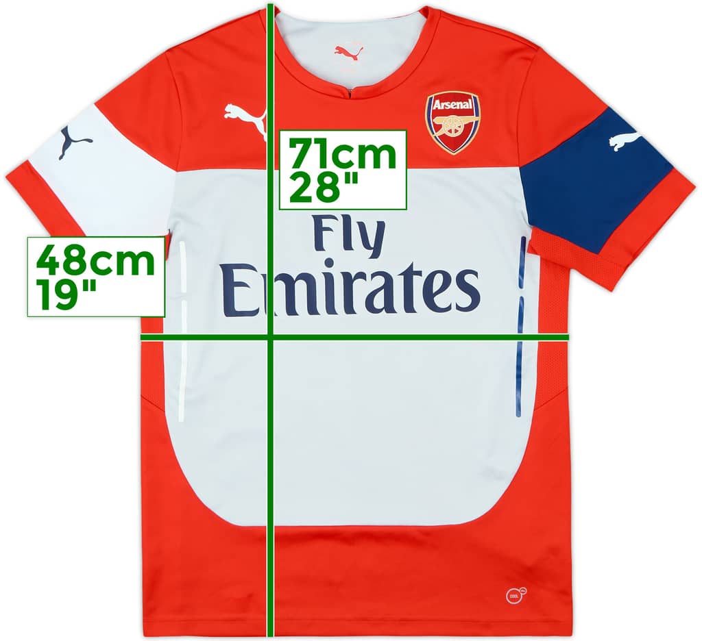 2014-15 Arsenal Puma Training Shirt - 8/10 - (S)