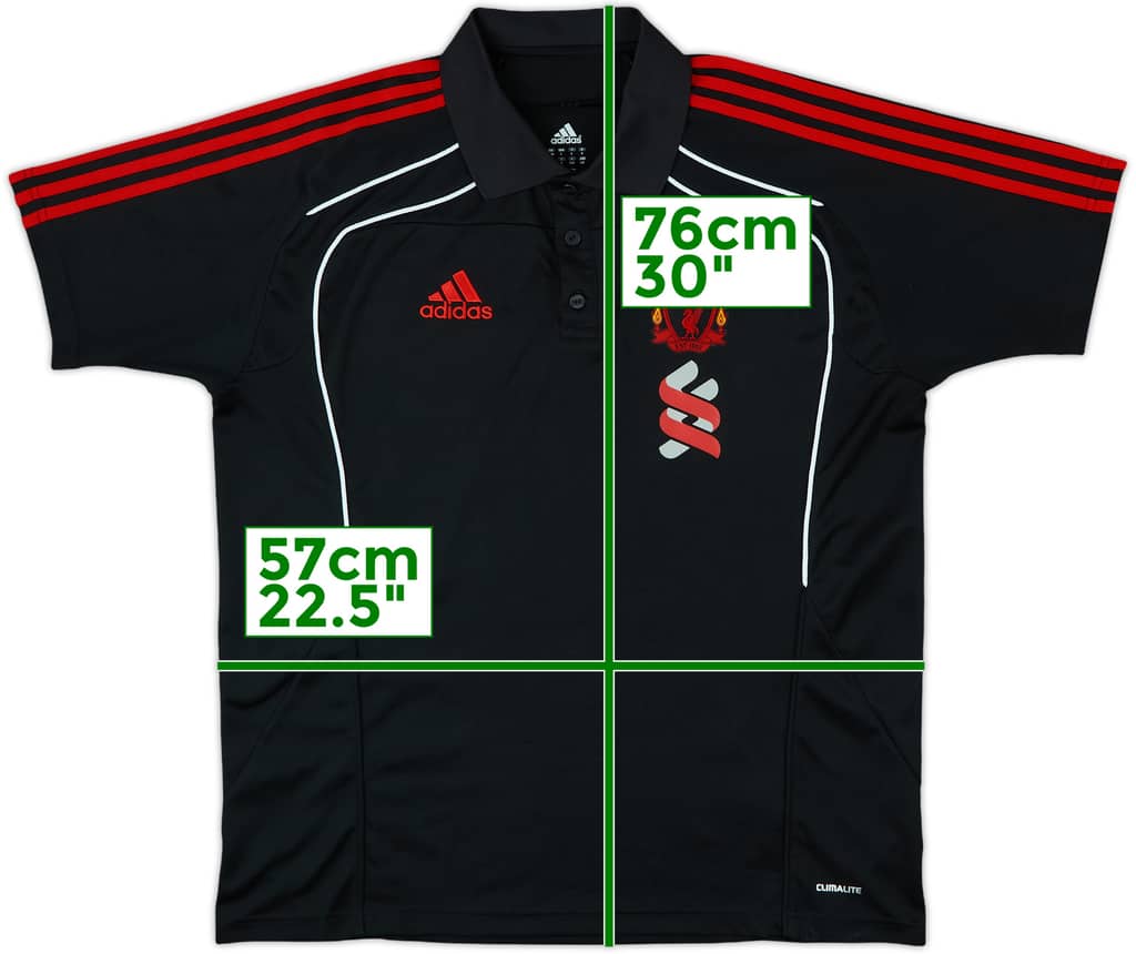 2010-11 Liverpool adidas Training Shirt - 8/10 - (L/XL)