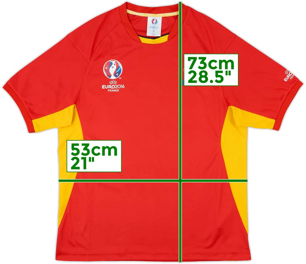 Spain Euro 2016 Fan Leisure Shirt - 8/10 - (M)