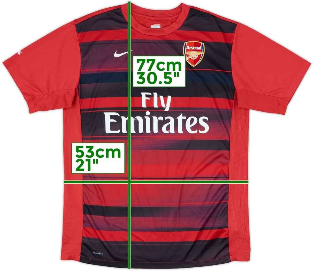 2009-10 Arsenal Nike Training Shirt - 6/10 - (L)