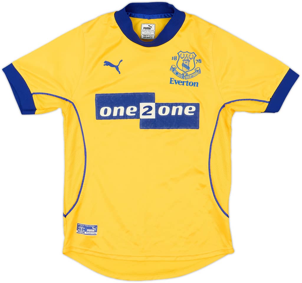 2000-01 Everton Away Shirt - 9/10 - (S.Boys)