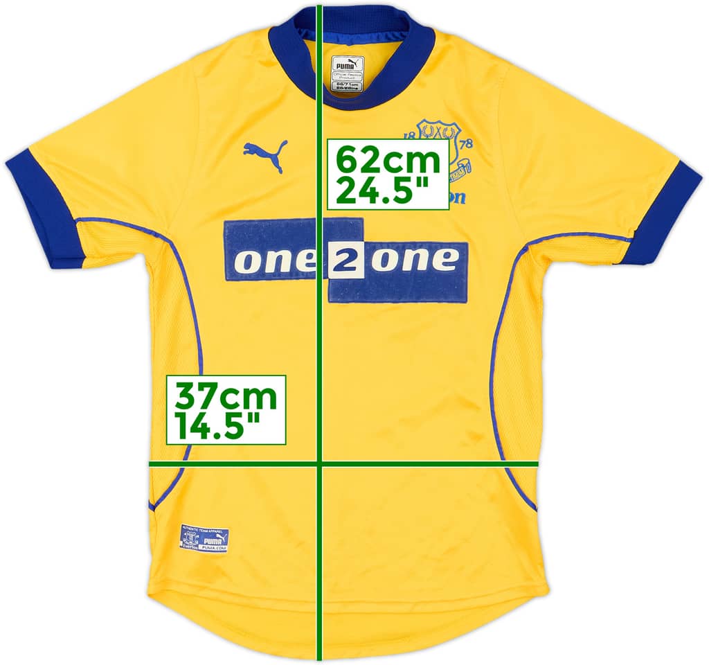 2000-01 Everton Away Shirt - 9/10 - (S.Boys)