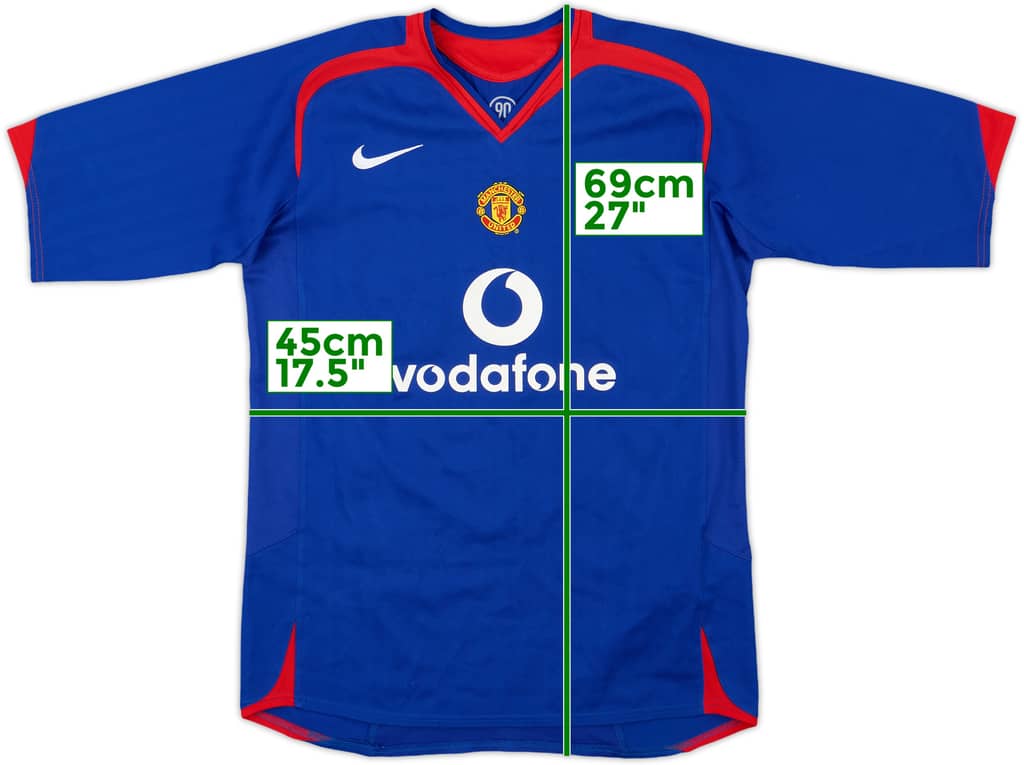 2005-06 Manchester United Away Shirt - 9/10 - (XL.Boys)