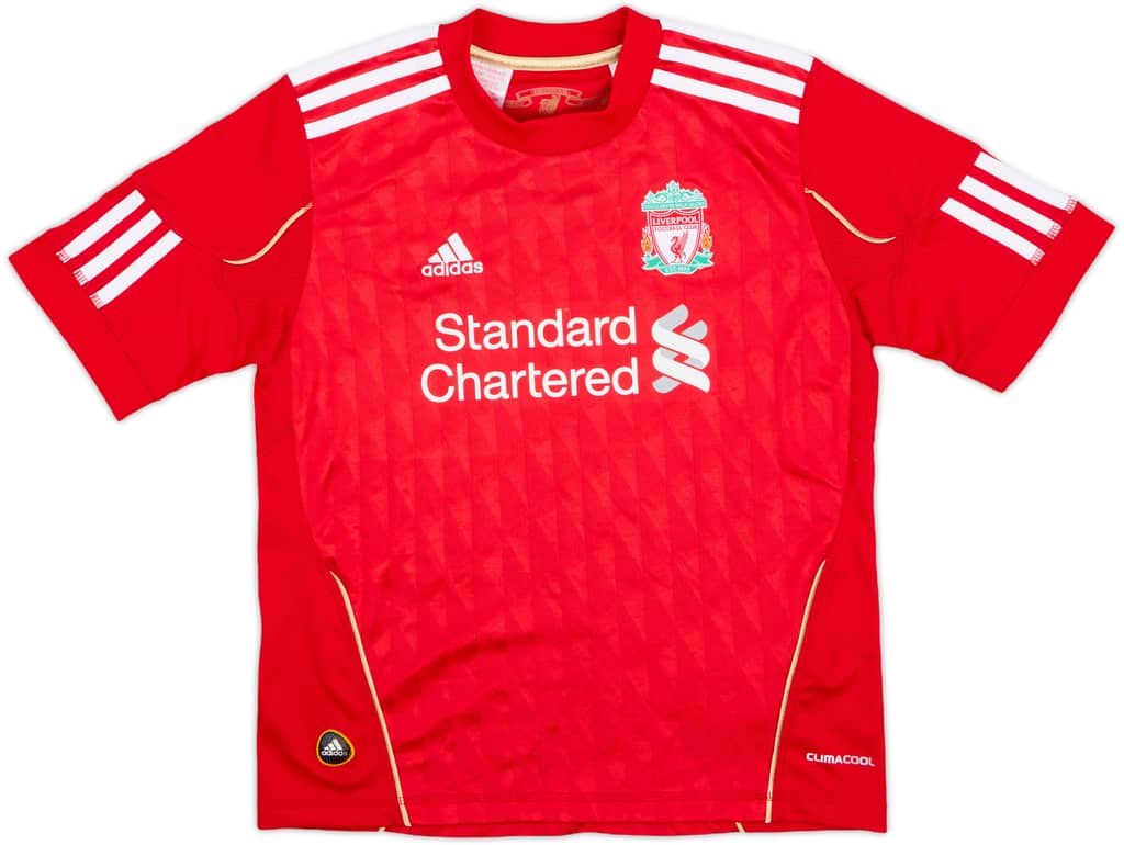 2010-12 Liverpool Home Shirt - 7/10 - (S.Boys)
