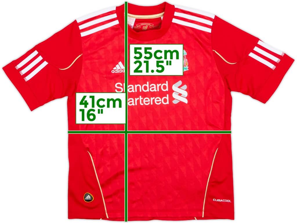 2010-12 Liverpool Home Shirt - 7/10 - (S.Boys)