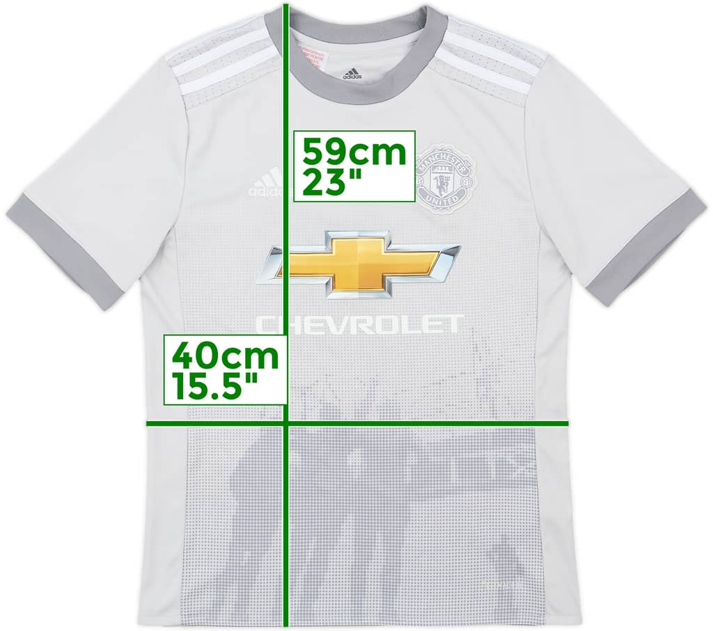 2017-18 Manchester United Third Shirt - 9/10 - (M.Boys)