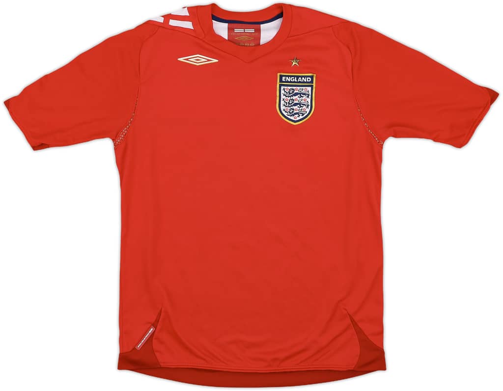 2006-08 England Away Shirt - 9/10 - (L.Boys)