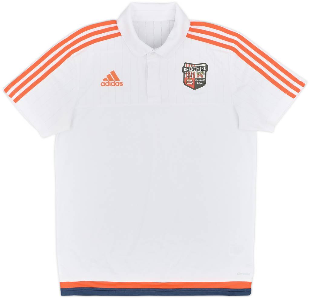 2015-16 Brentford adidas Polo Shirt - 9/10 - (M)