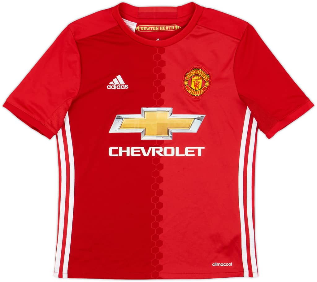 2016-17 Manchester United Home Shirt - 6/10 - (M.Boys)