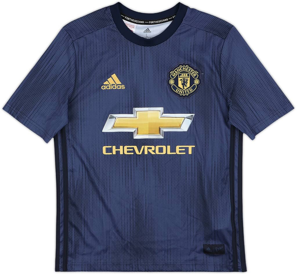 2018-19 Manchester United Third Shirt - 8/10 - (L.Boys)