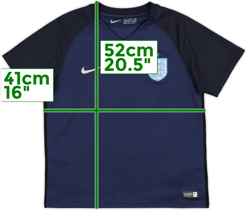 2017 England Away Shirt - 8/10 - (7-8 Years)