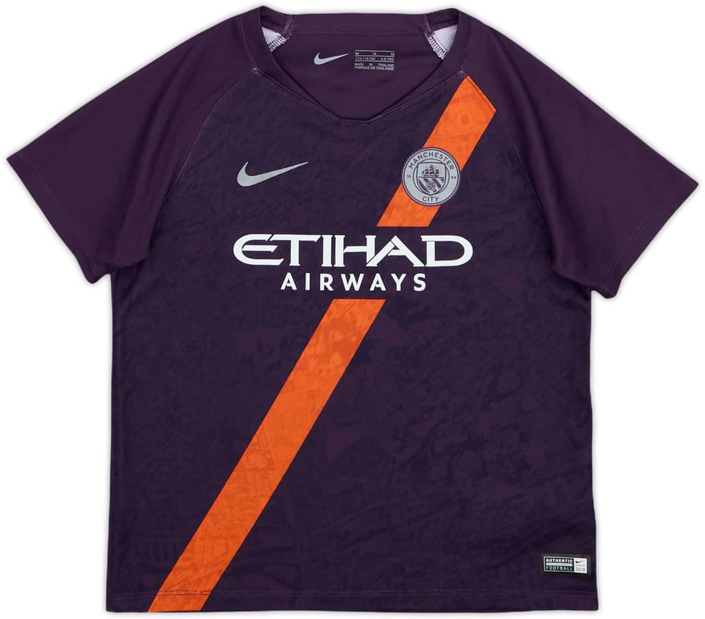 2018-19 Manchester City Third Shirt - 9/10 - (5-6 Years)