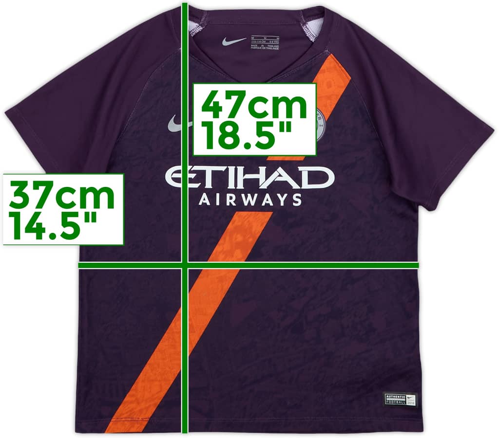 2018-19 Manchester City Third Shirt - 9/10 - (5-6 Years)