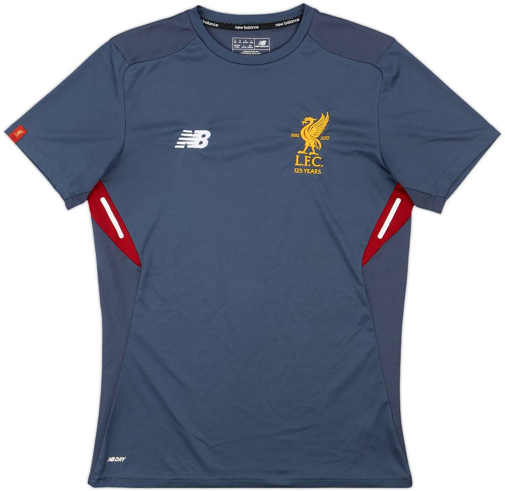 2017-18 Liverpool New Balance Training Shirt - 9/10 - (M)