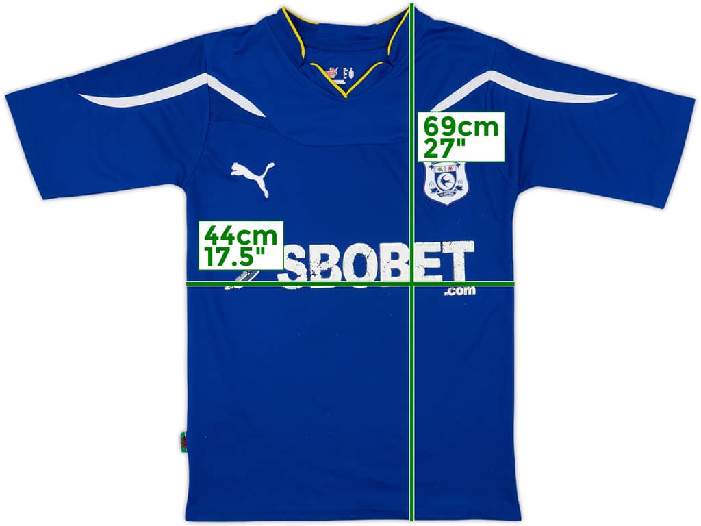 2010-11 Cardiff Home Shirt - 5/10 - (S)