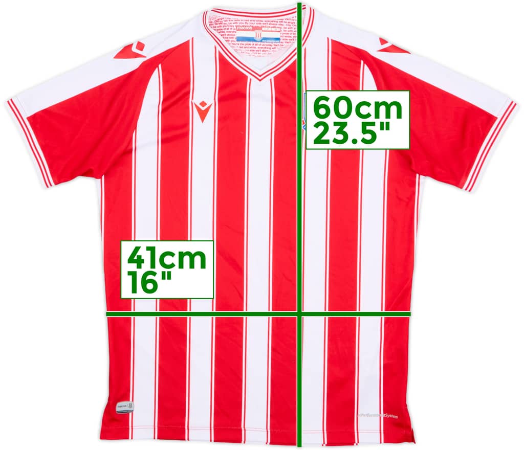 2020-21 Stoke City Home Shirt - 8/10 - (L.Boys)