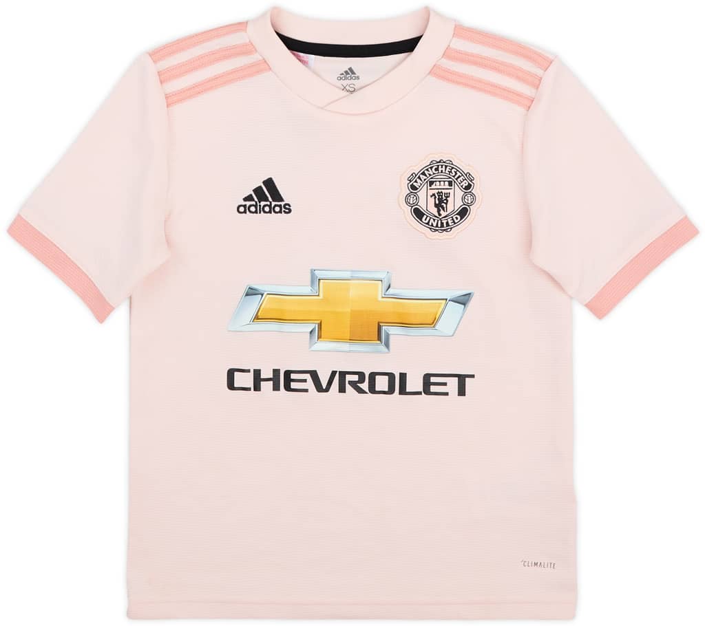 2018-19 Manchester United Away Shirt - 8/10 - (7-8 Years)