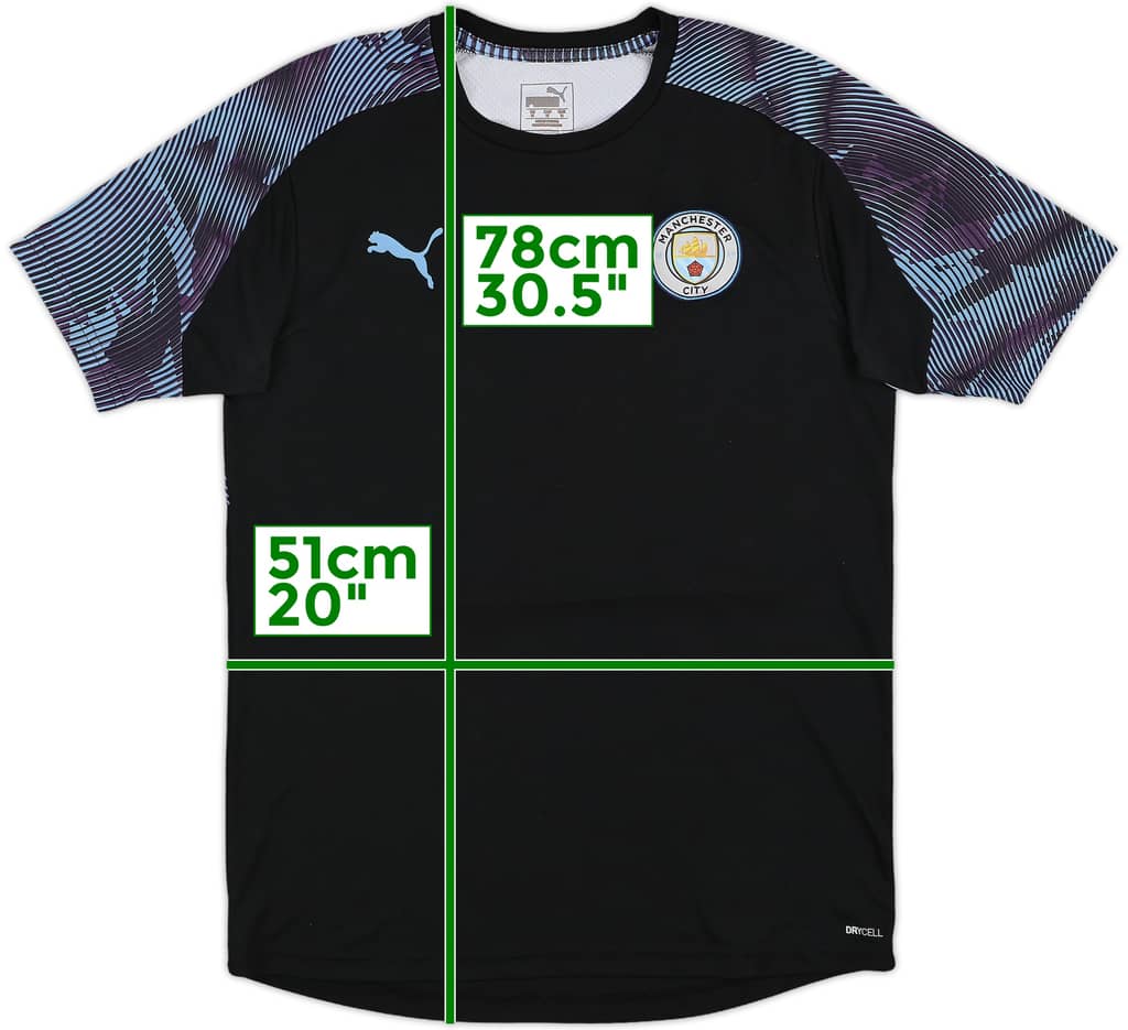 2019-20 Manchester City Puma Training Shirt - 9/10 - (M)