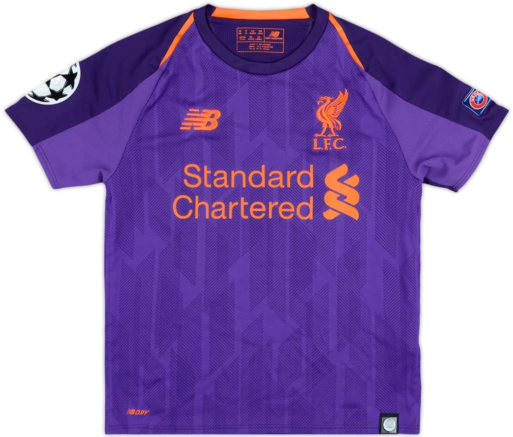 2018-19 Liverpool Away Shirt - 9/10 - (S.Boys)