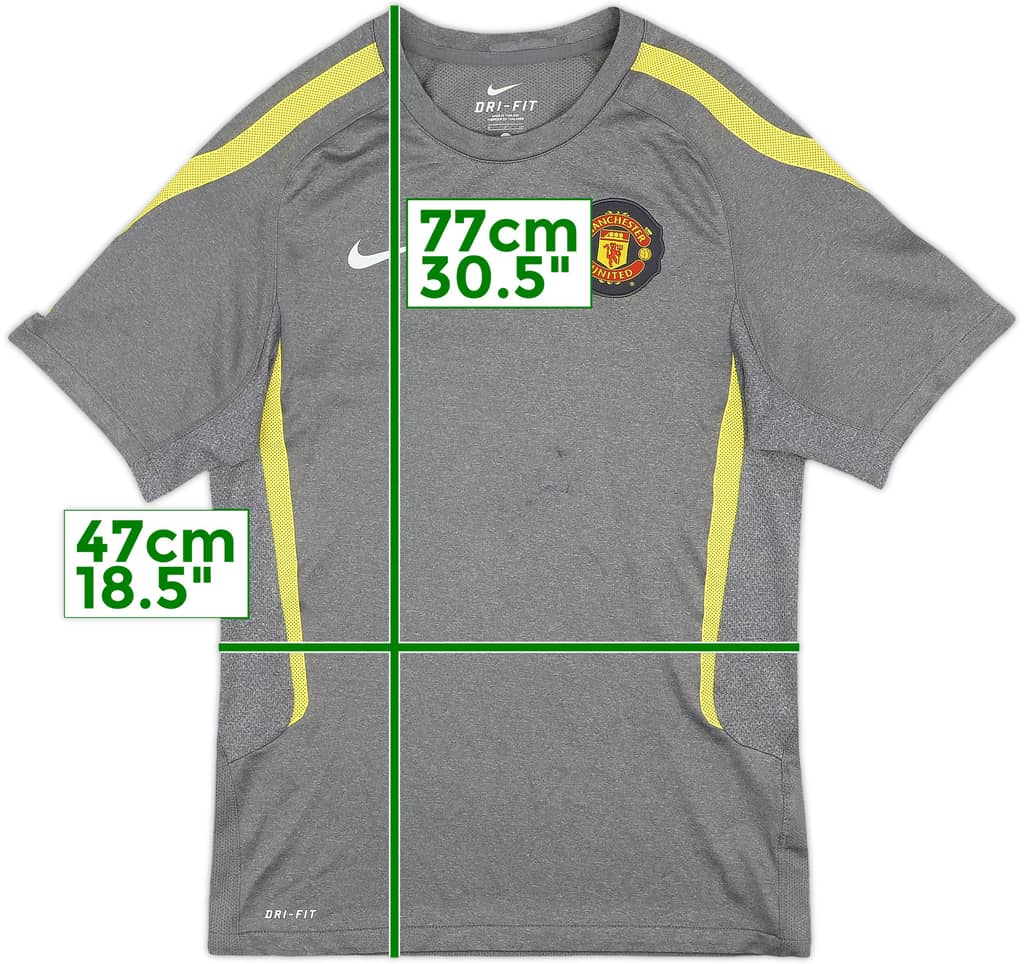 2011-12 Manchester United Nike Training Shirt - 8/10 - (S)