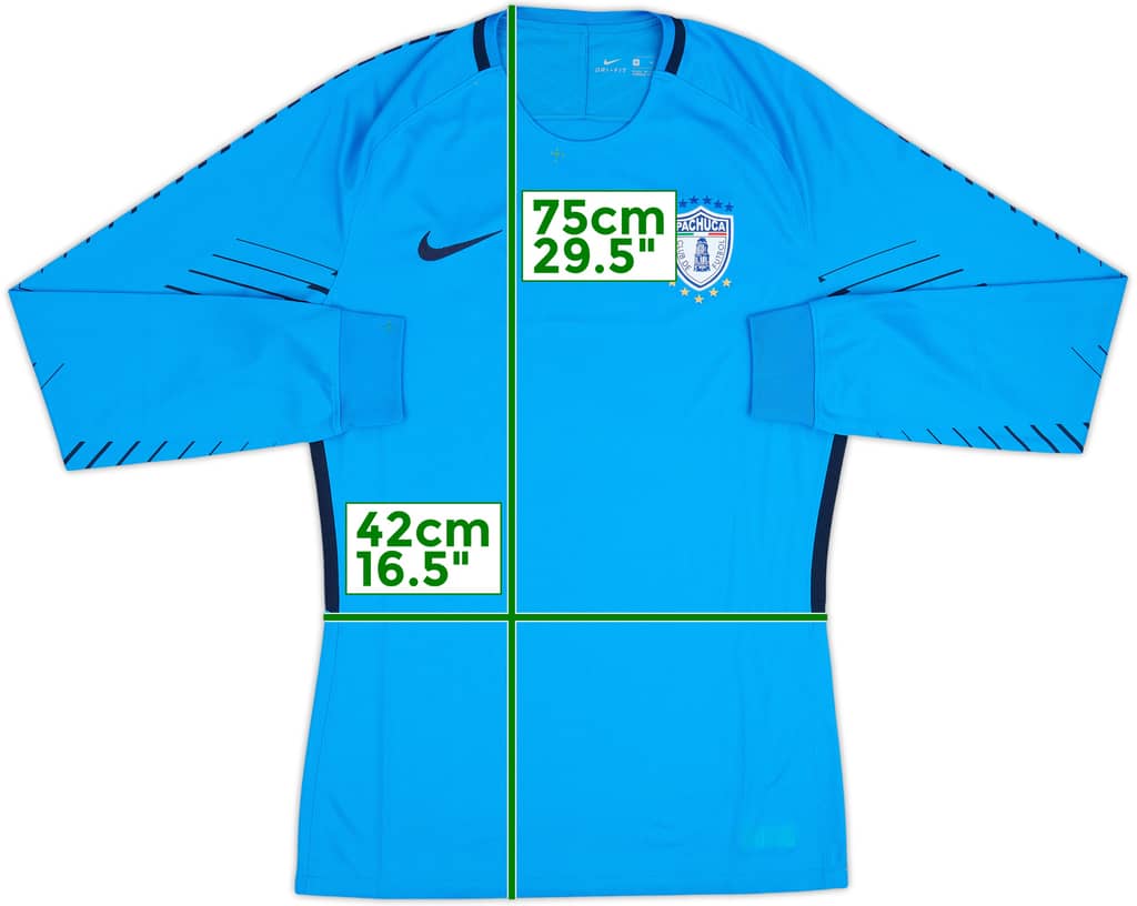 Camiseta de portero versión jugador del Pachuca 2016-18 - 5/10 - (M)