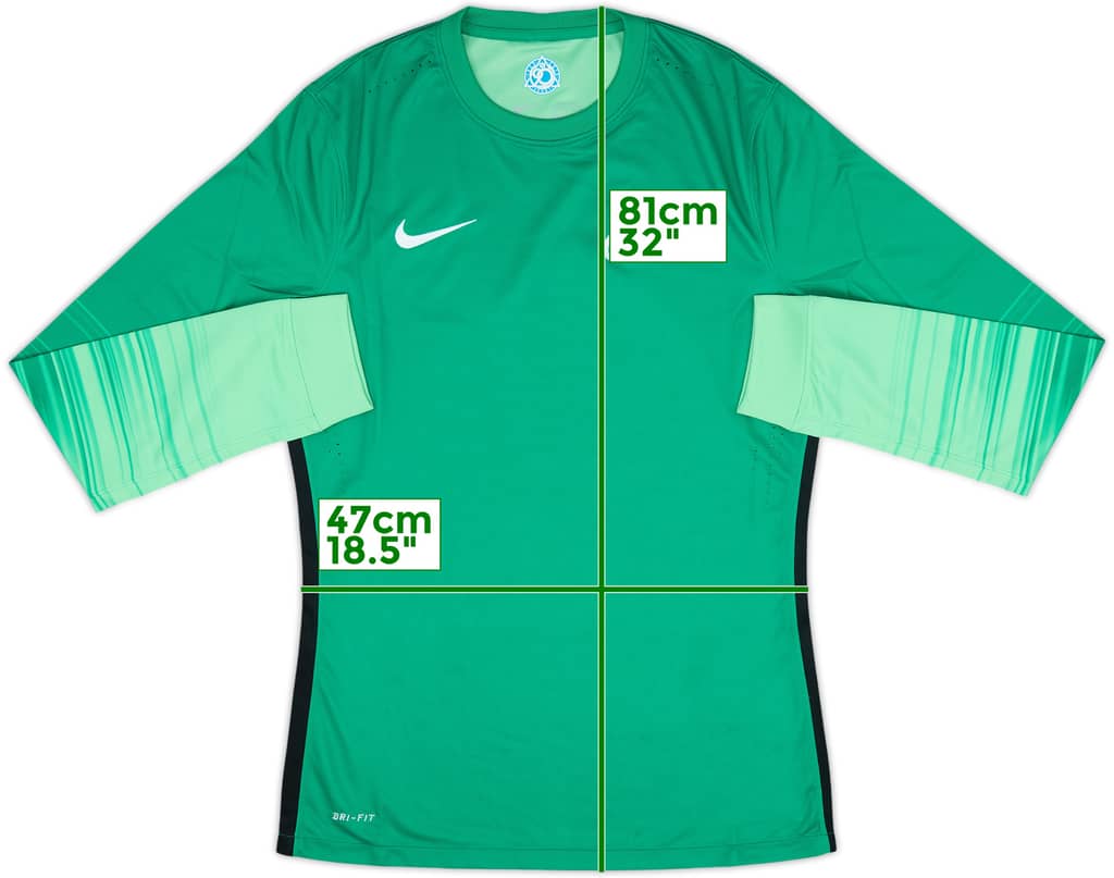 2015-16 Zenit St. Petersburg Authentic GK Shirt - 10/10 - (L)