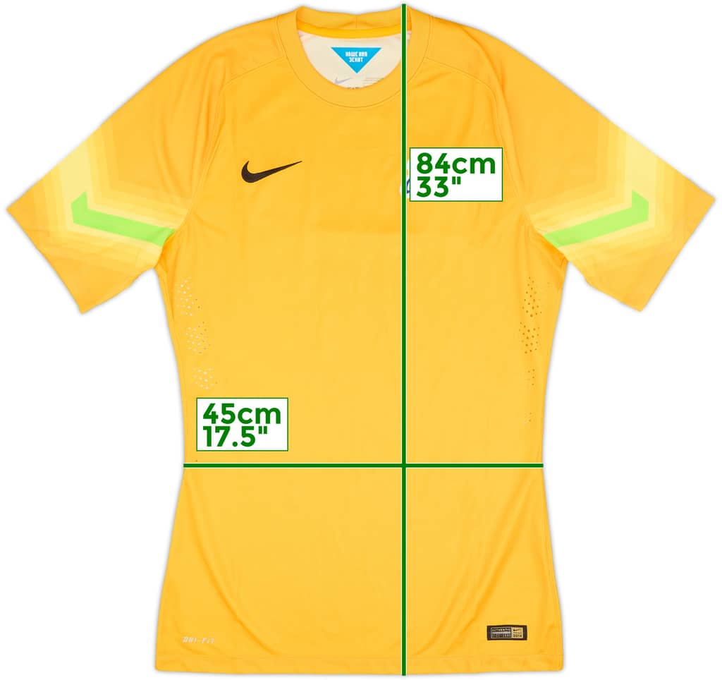 2014-15 Zenit St. Petersburg Authentic GK S/S Shirt - 8/10 - (M)