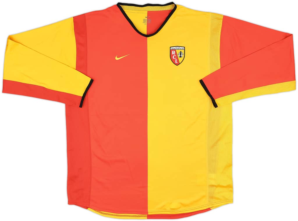 2001-02 Lens Player Issue Home L/S Shirt - 10/10 - (M)
