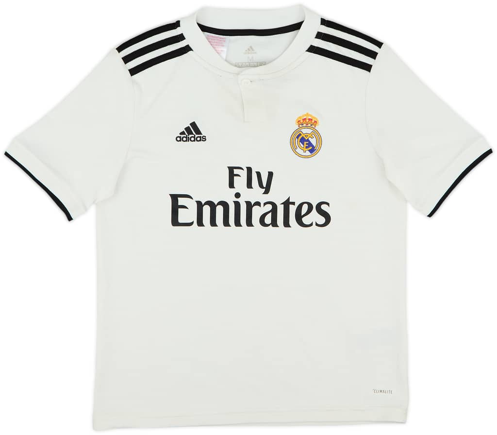 2018-19 Real Madrid Home Shirt - 9/10 - (M.Boys)