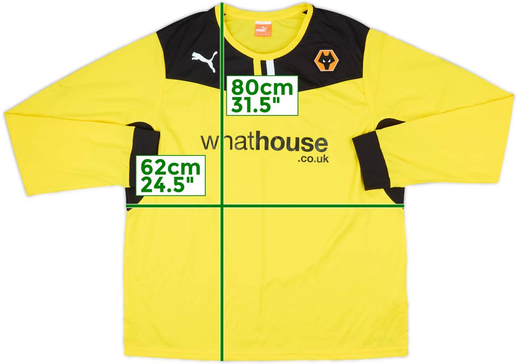 2013-14 Wolves GK Shirt - 7/10 - (3XL)