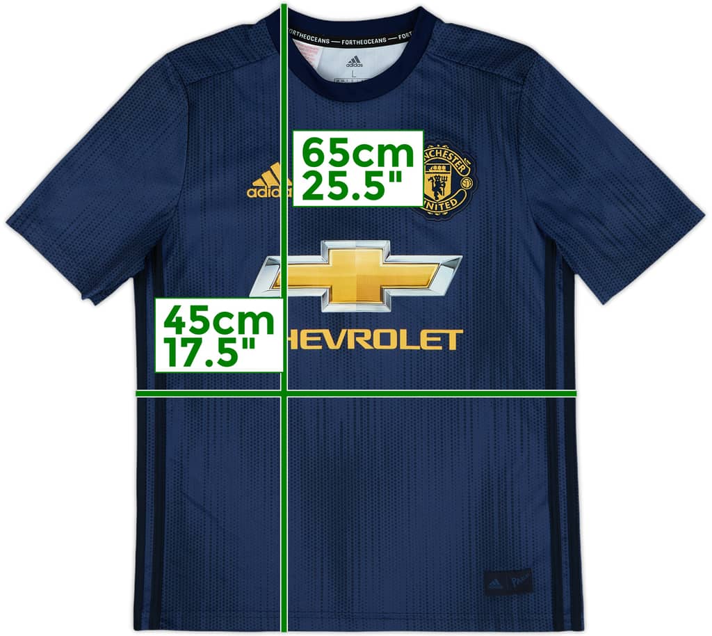 2018-19 Manchester United Third Shirt - 9/10 - (L.Boys)