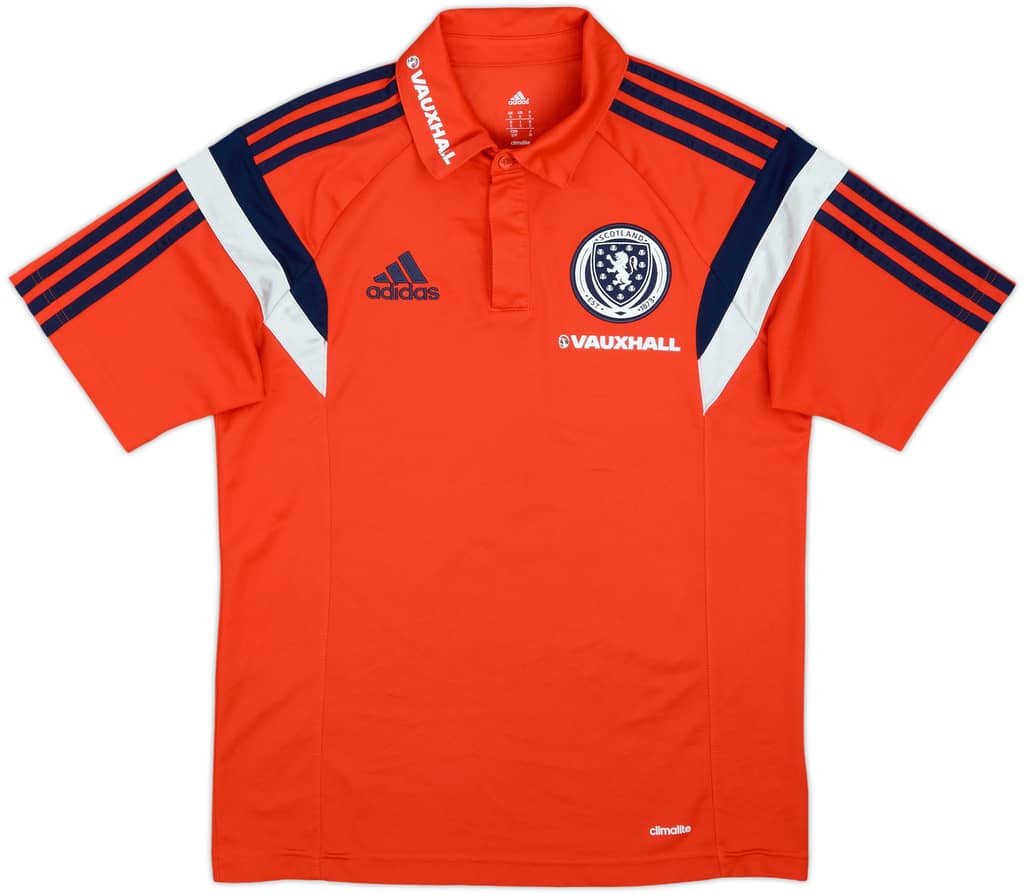 2013-14 Scotland adidas Polo Shirt - 10/10 - (S)