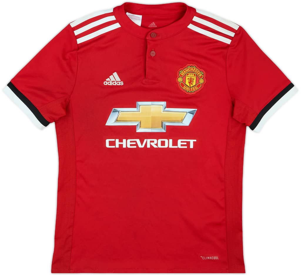 2017-18 Manchester United Home Shirt - 7/10 - (M.Boys)
