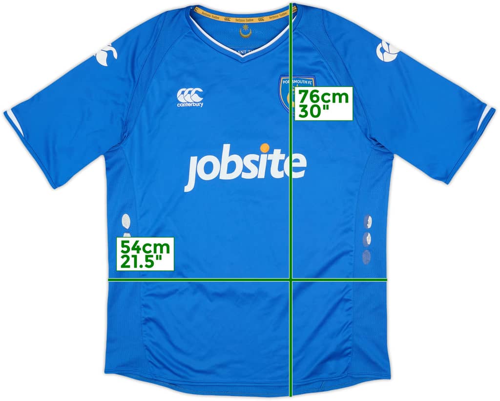 2009-10 Portsmouth Home Shirt - 5/10 - (L)