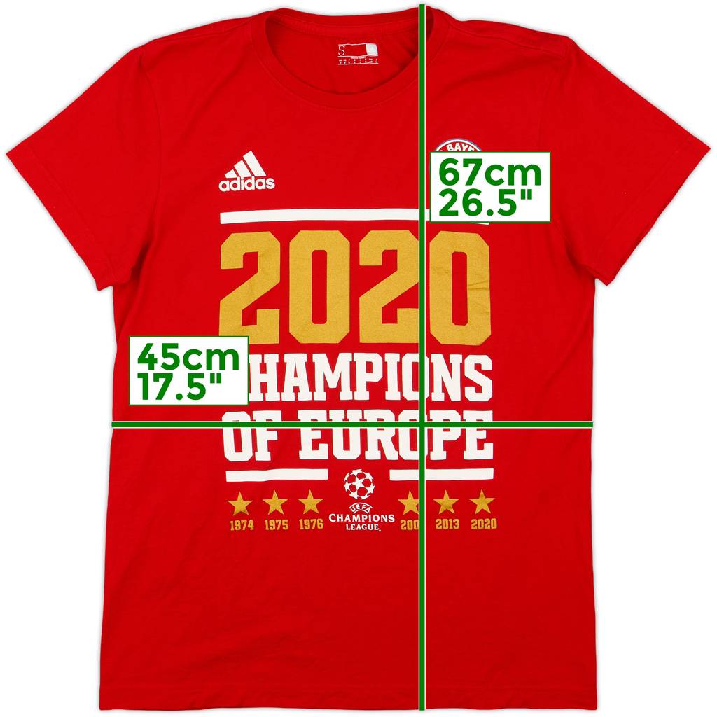 2018-19 Bayern Munich adidas CL Graphic Tee - 8/10 - (S)